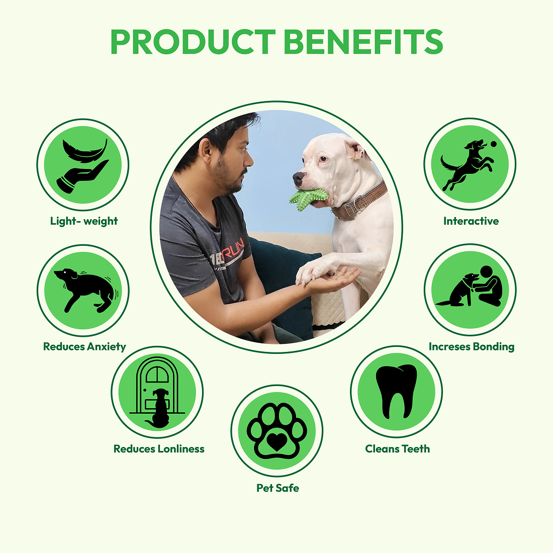 Starfish Squeaky Chew Toy