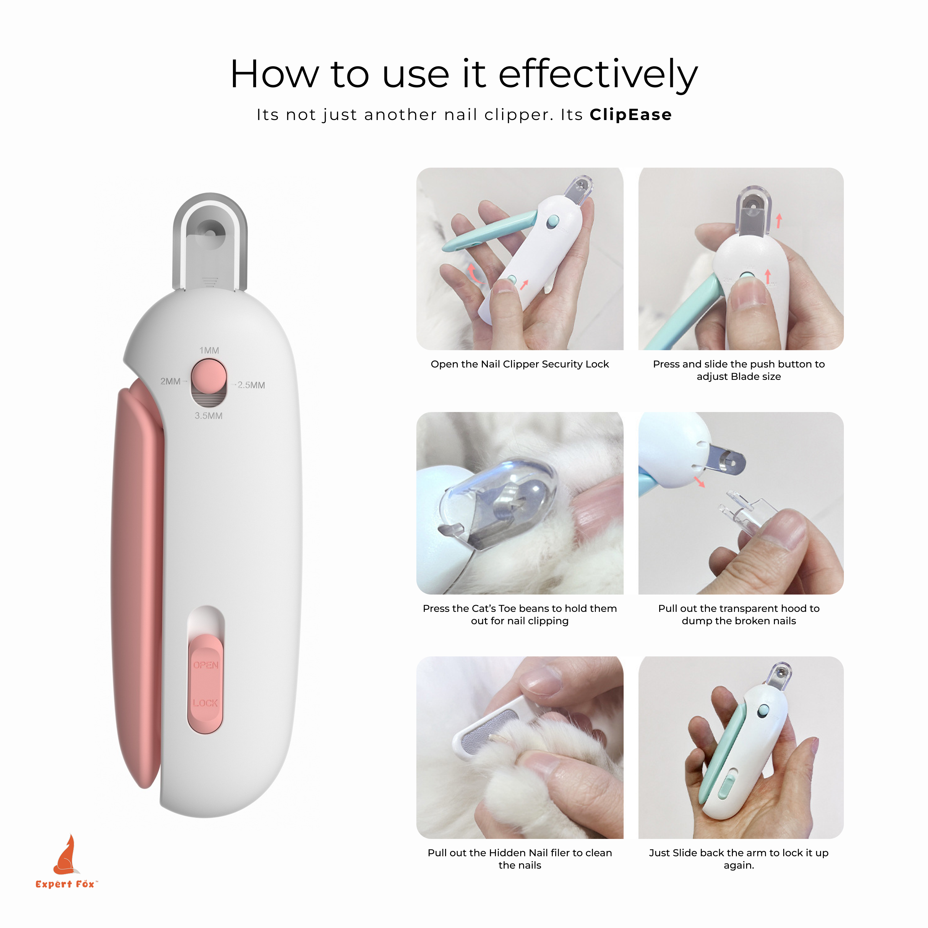 ClipEase Cat Nail Clipper