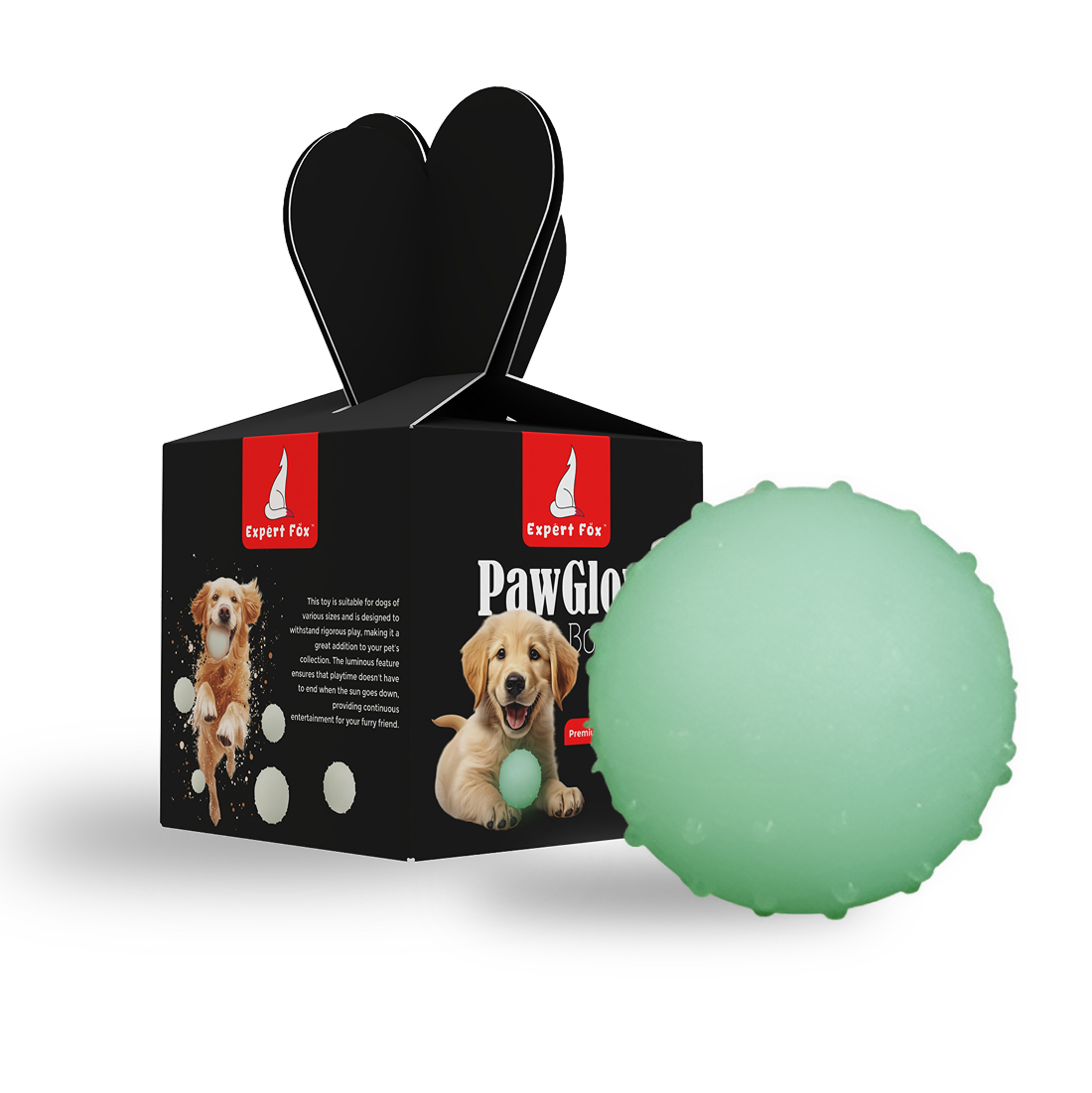 PawGlow - Luminous Bouncy Ball