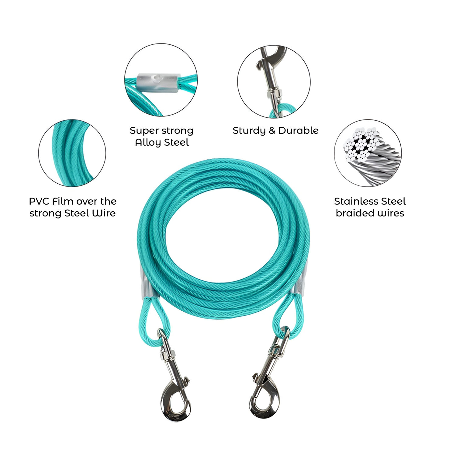 Tie-out Cable & Stake